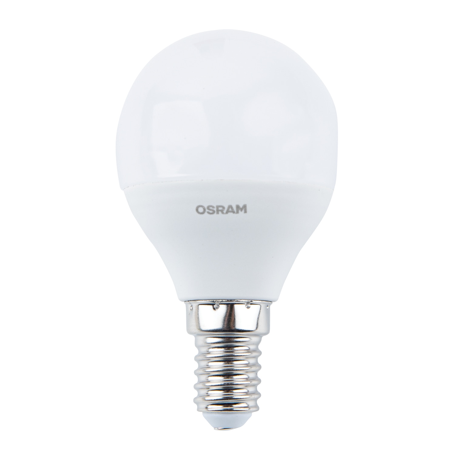 Bec LED, E14, 40W, 2700K, sticla, model sferic • Osram