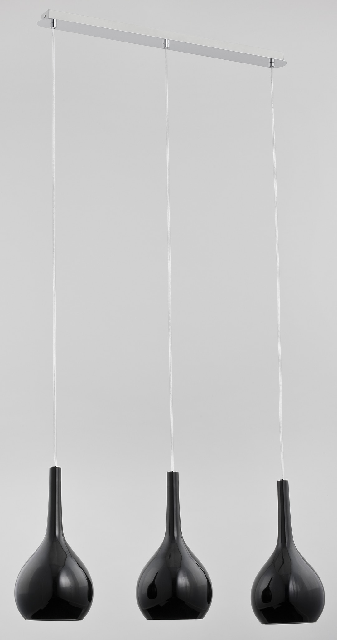 Pendul, negru, 3 x 60 W • Alfa Vetro