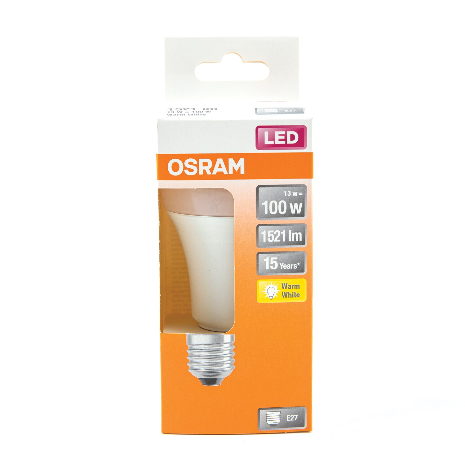 Bec LED, E27, 100W, 2700K, sticla, model clasic • Osram Star Classic A