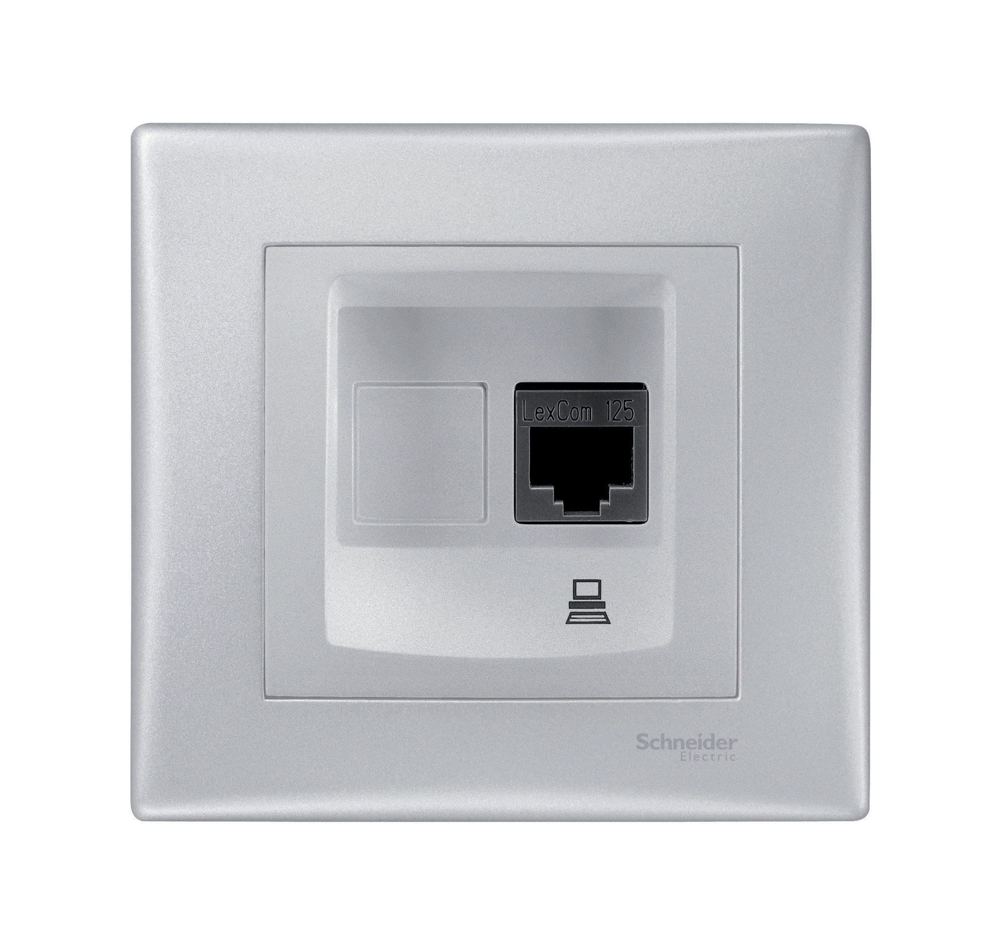 Priza internet SCHNEIDER ELECTRIC Sedna, CAT5E, gri