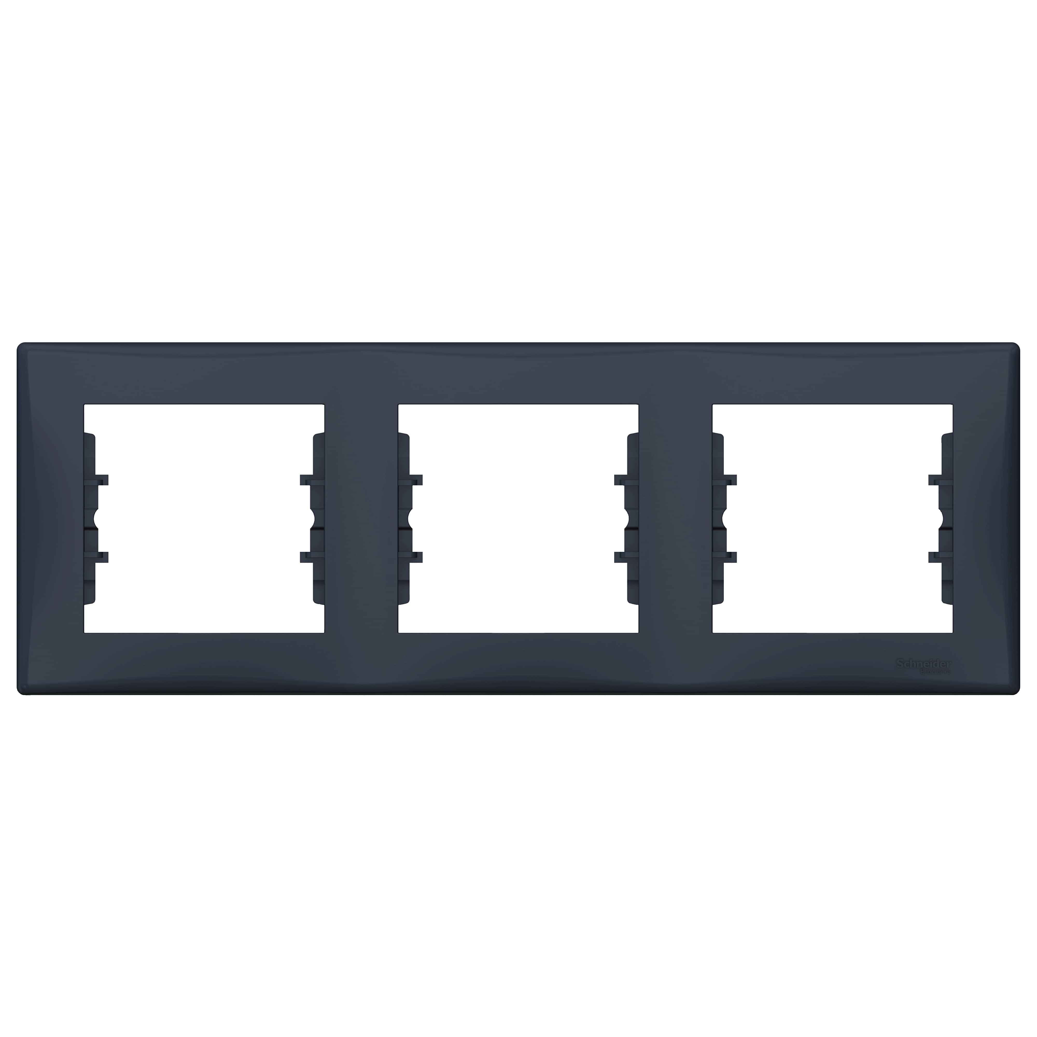 Rama tripla orizontala SCHNEIDER ELECTRIC Sedna, grafit