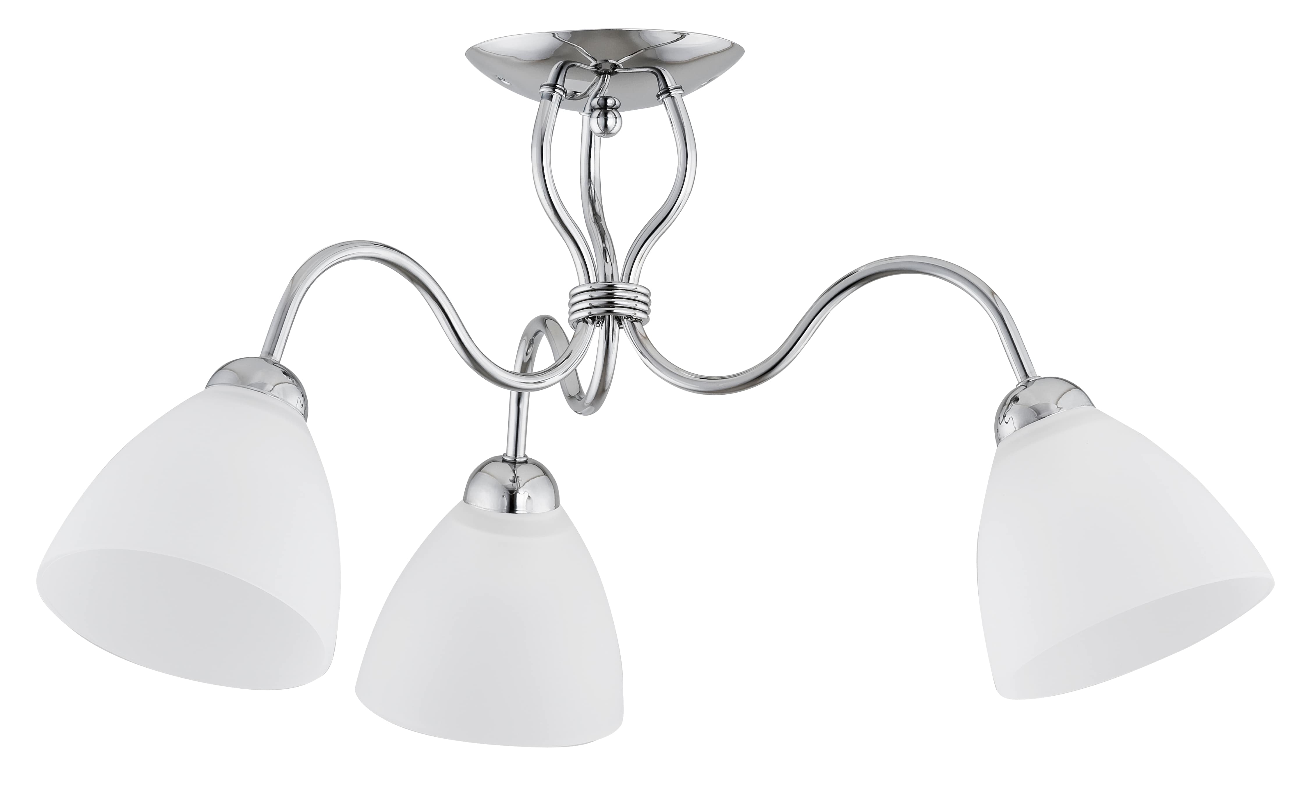 Lustra, Argintiu, 180 W, 3 x E27 •  Ariel