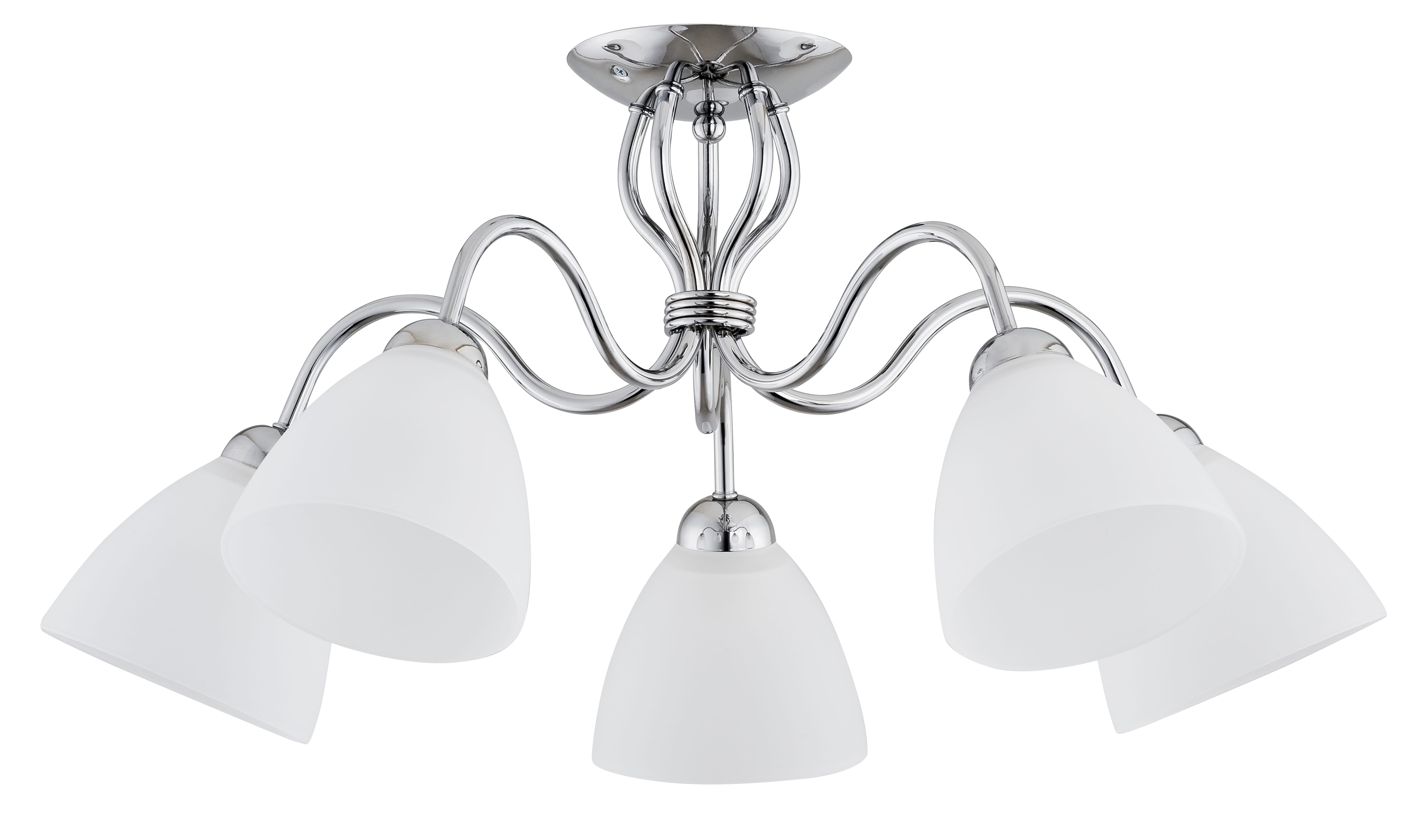 Lustra, Argintiu, 60 W, 5 x E27  Alfa Ariel