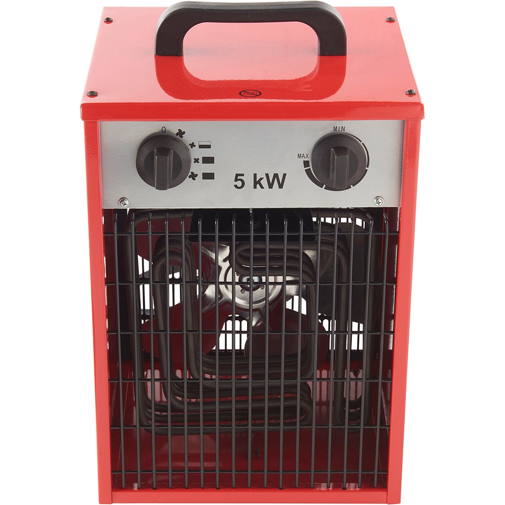 Aeroterma industriala IFH02-400A, 5000W, Termostat reglabil, rosu