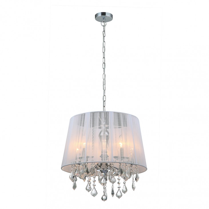 Lustra, Alb, 40 W, 5 x E14 • Italux Cornelia