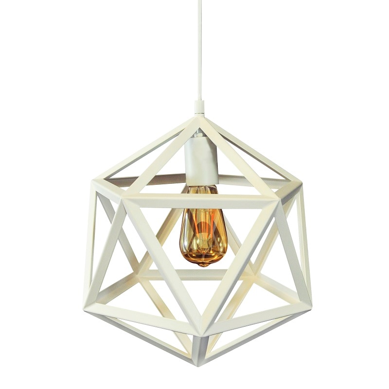 Lustra tip pendul, Alb, 60 W, 1 x E27  Denmark