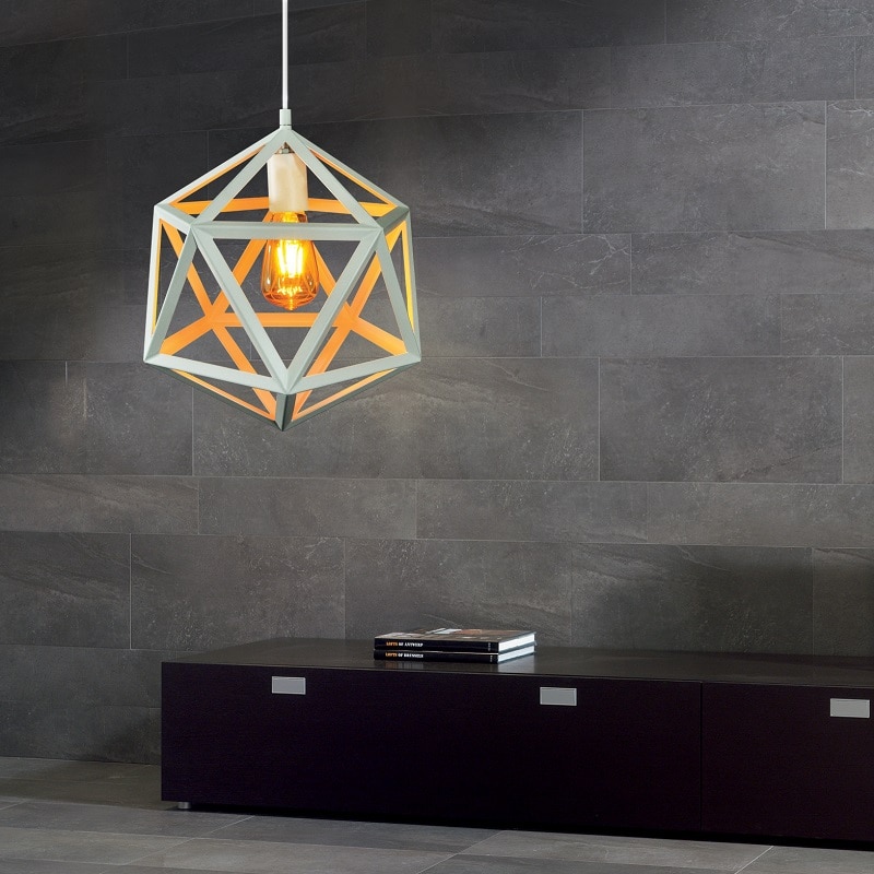 Lustra tip pendul, Alb, 60 W, 1 x E27  Denmark