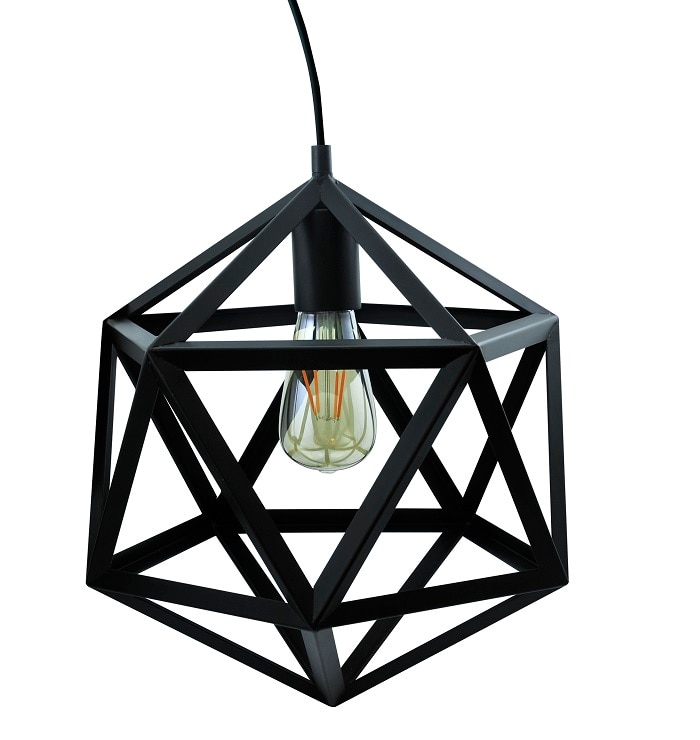 Lustra tip pendul, Negru, 60 W, 1 x E27  Denmark