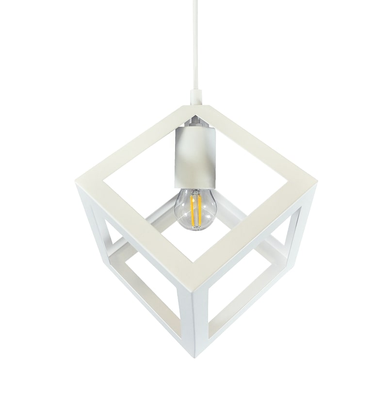Lustra tip pendul, Alb, 60 W, 1 x E27 • Sweden