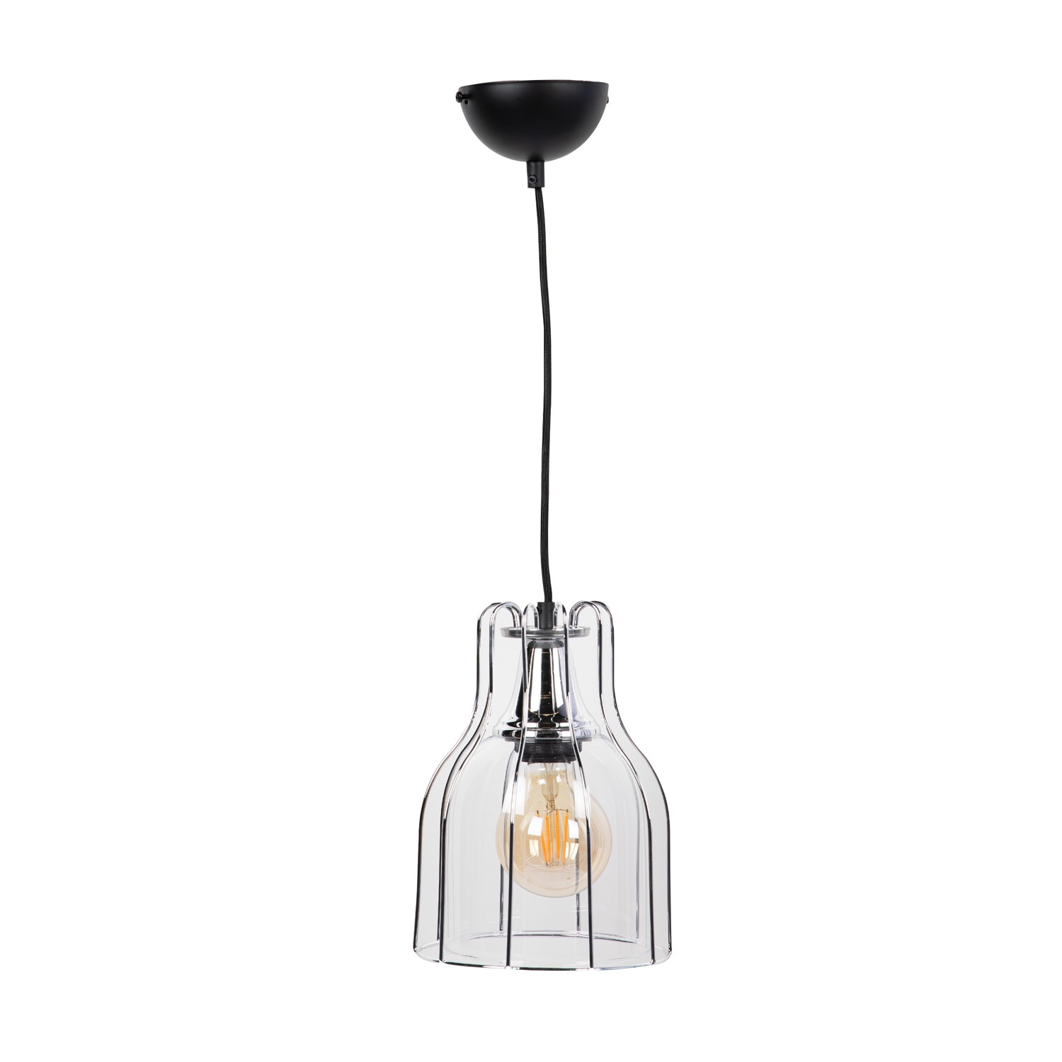 Lustra tip pendul, Argintiu, 60 W, 1 x E27  Luminex Aria