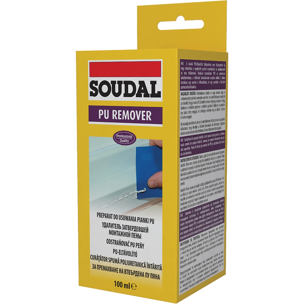 Soudal solutie curatat spuma SOUDAL, alb, 100 ml
