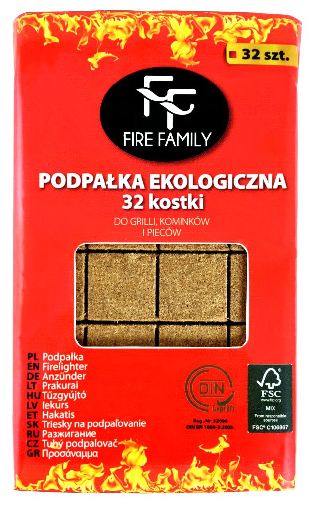 Set 32 brichete pentru aprins focul • Fire Family