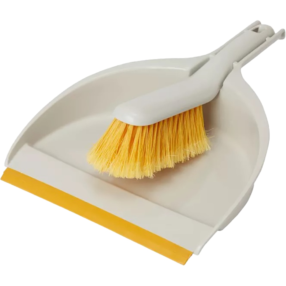 Set perie si faras, 9 x 23 cm, cauciuc si PVC, multicolor