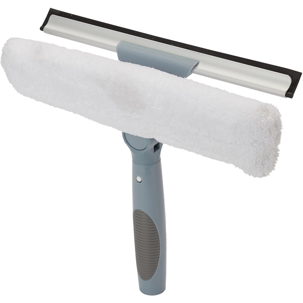 Racleta 2 in 1 pentru ferestre, 26 x 15 cm, polipropilena si cauciuc termoplastic, multicolor