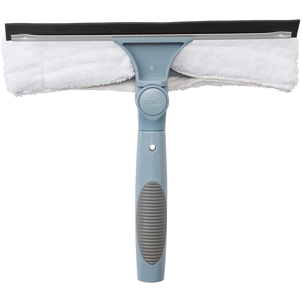 Racleta 2 in 1 pentru ferestre, 26 x 15 cm, polipropilena si cauciuc termoplastic, multicolor