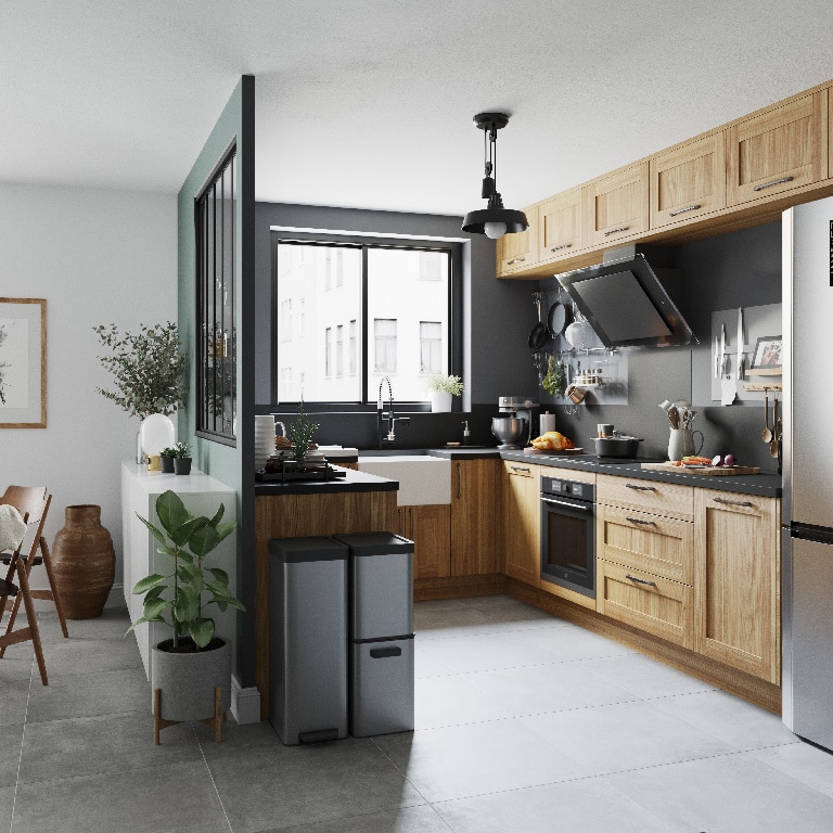 Front maro 40 cm, lemn masiv • Verbena