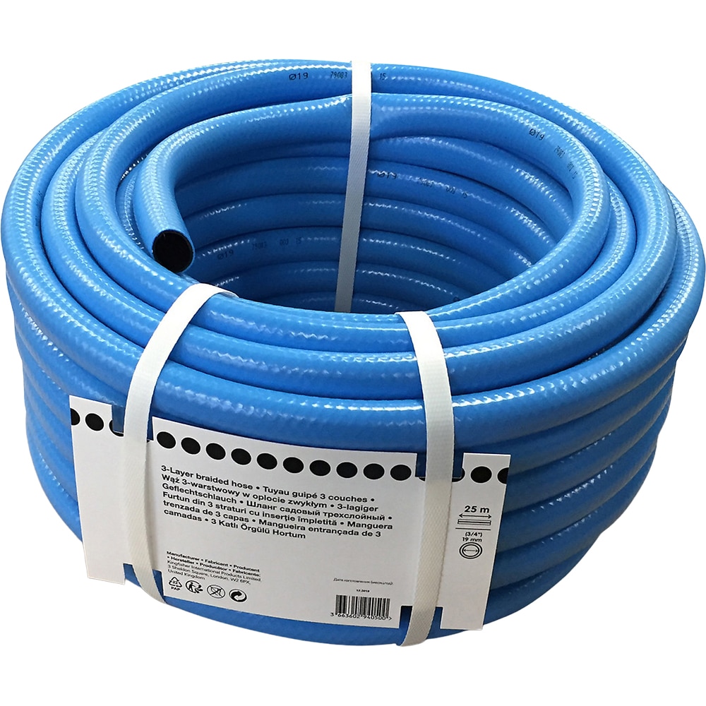 Furtun gradina GOODHOME, D19mm, 25m, albastru