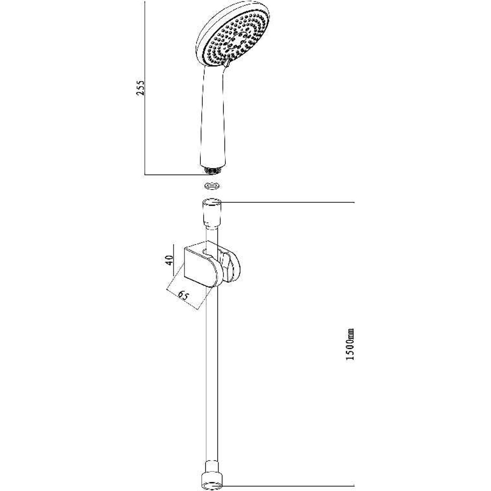 Set dus GOODHOME Cavally, 3 functii, argintiu