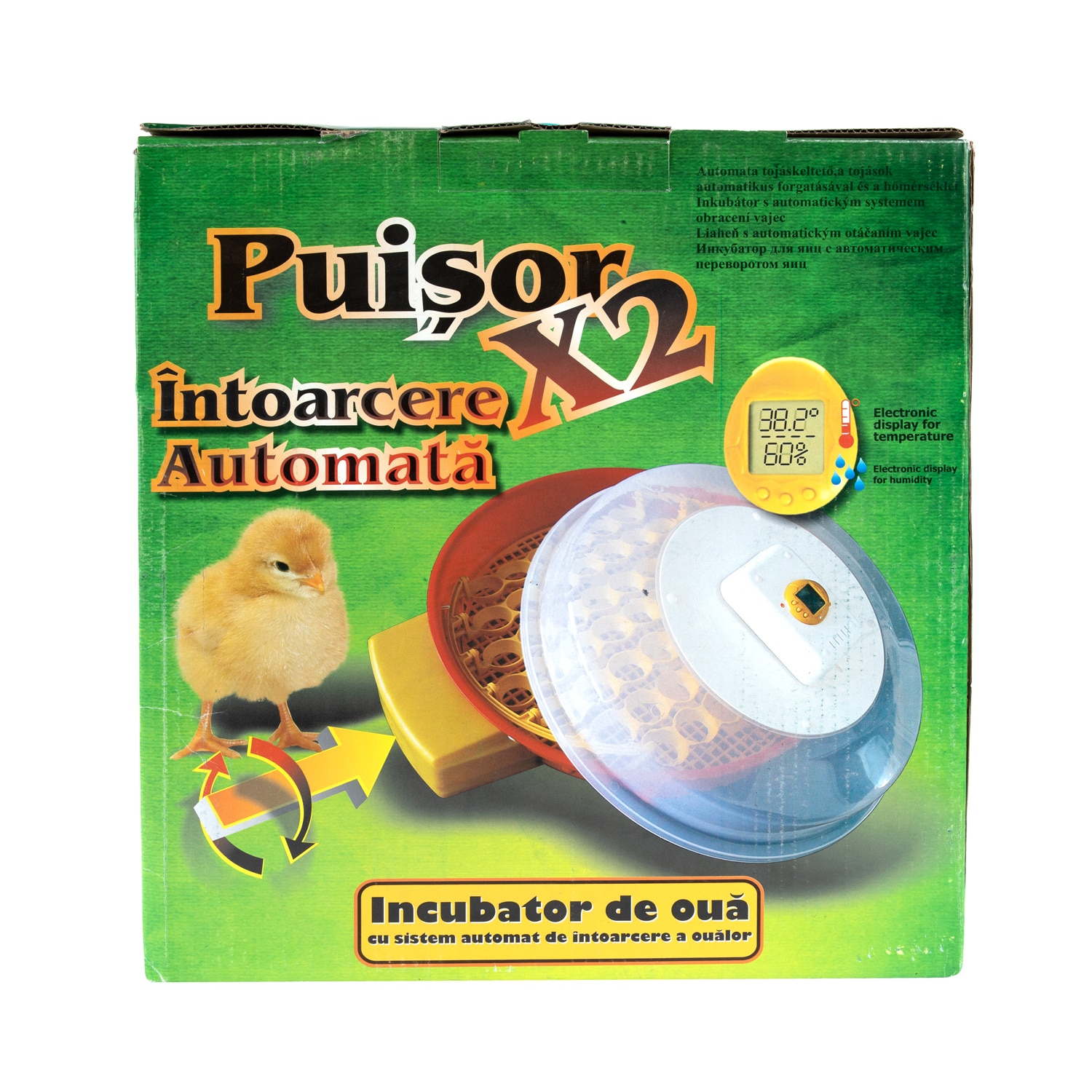 Incubator Puisor, 51 de oua, cu ventilator