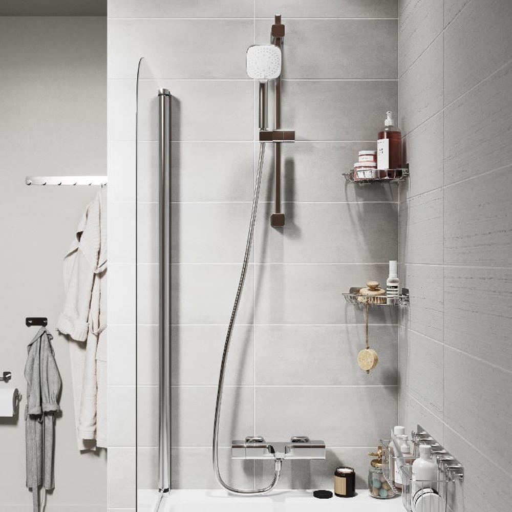 Set dus GOODHOME Teesta, 3 functii, argintiu