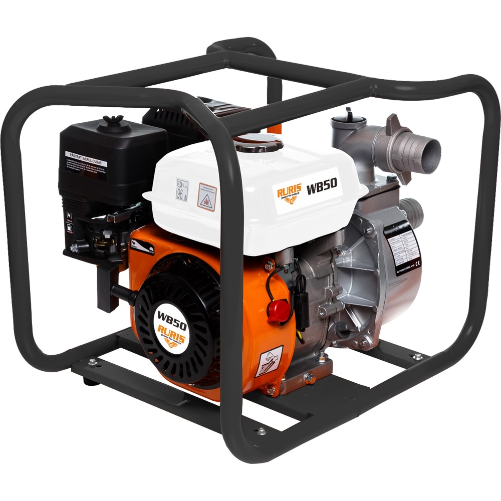 Motopompa Ruris WB 50, 4 timpi, 7 CP, 25 m3/h