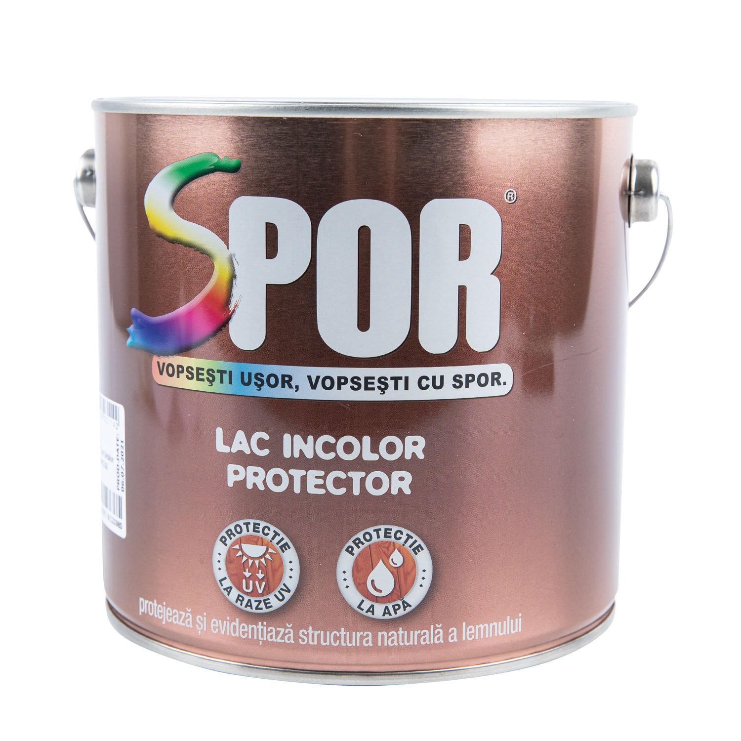 Lac pentru lemn, inlocor, mat, 2.5 l • Spor