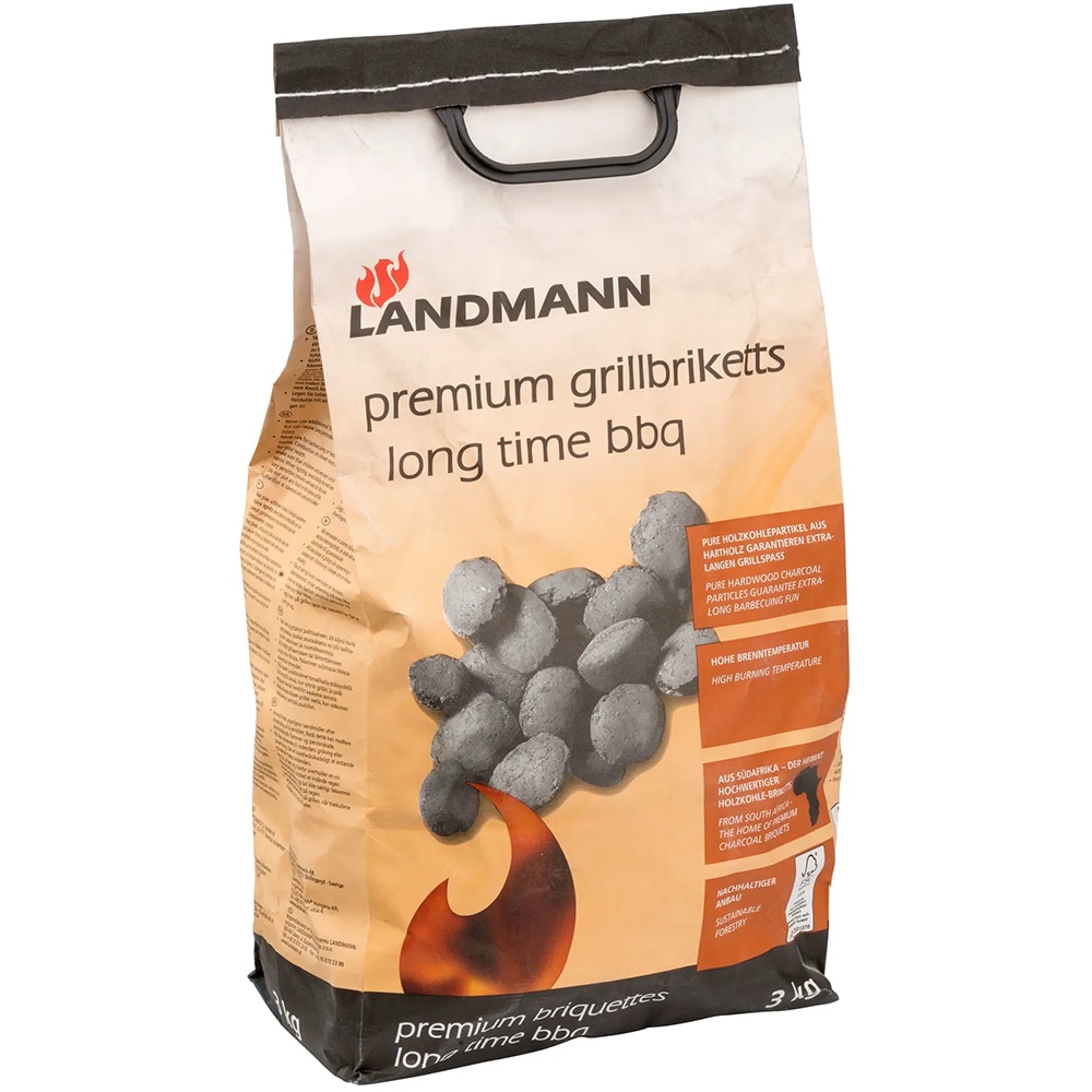 Carbuni pentru gratar LANDMANN Grillbriketts, 3Kg