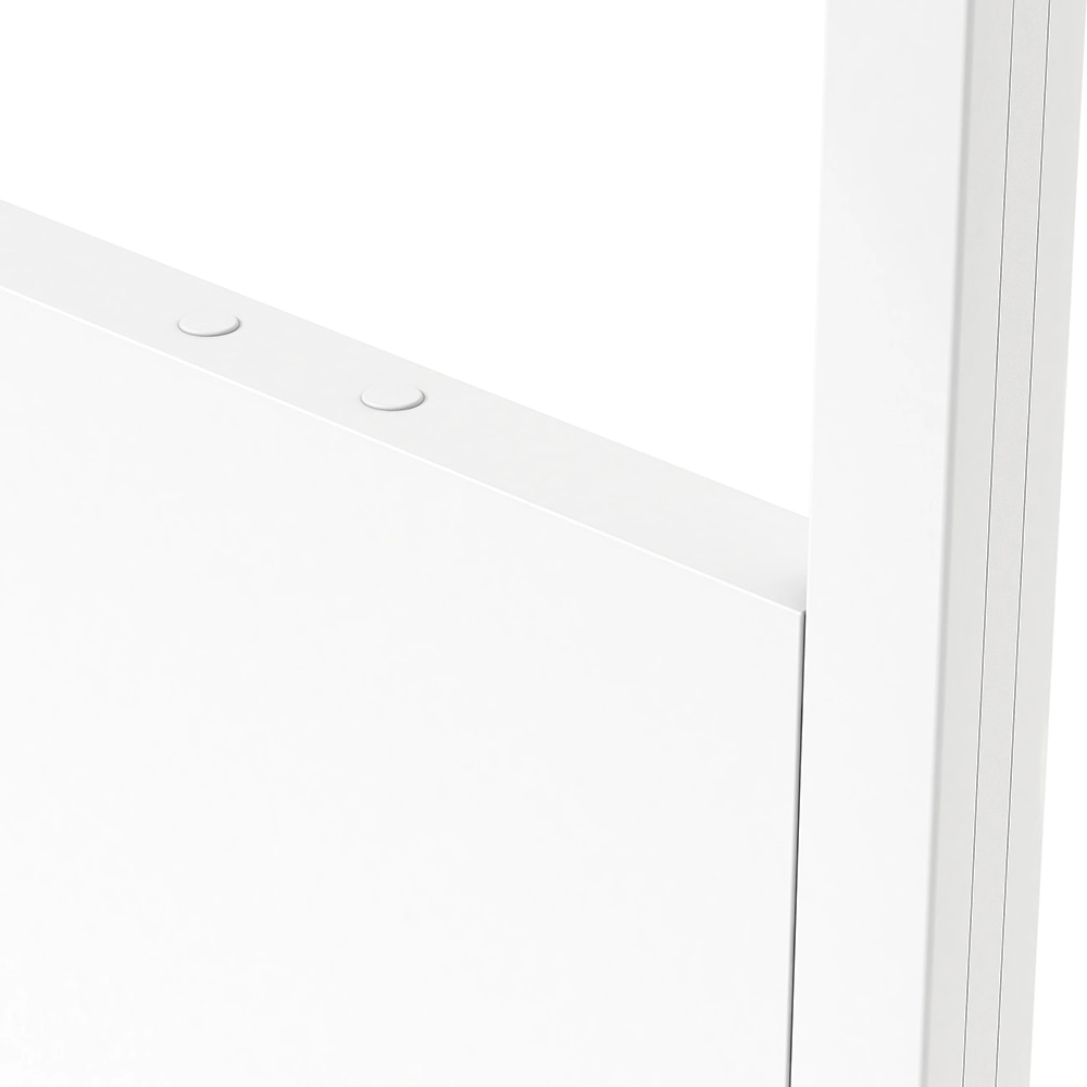 Set capace pentru acoperire GOODHOME Alara, 1.5 cm. plastic, alb, 12 buc