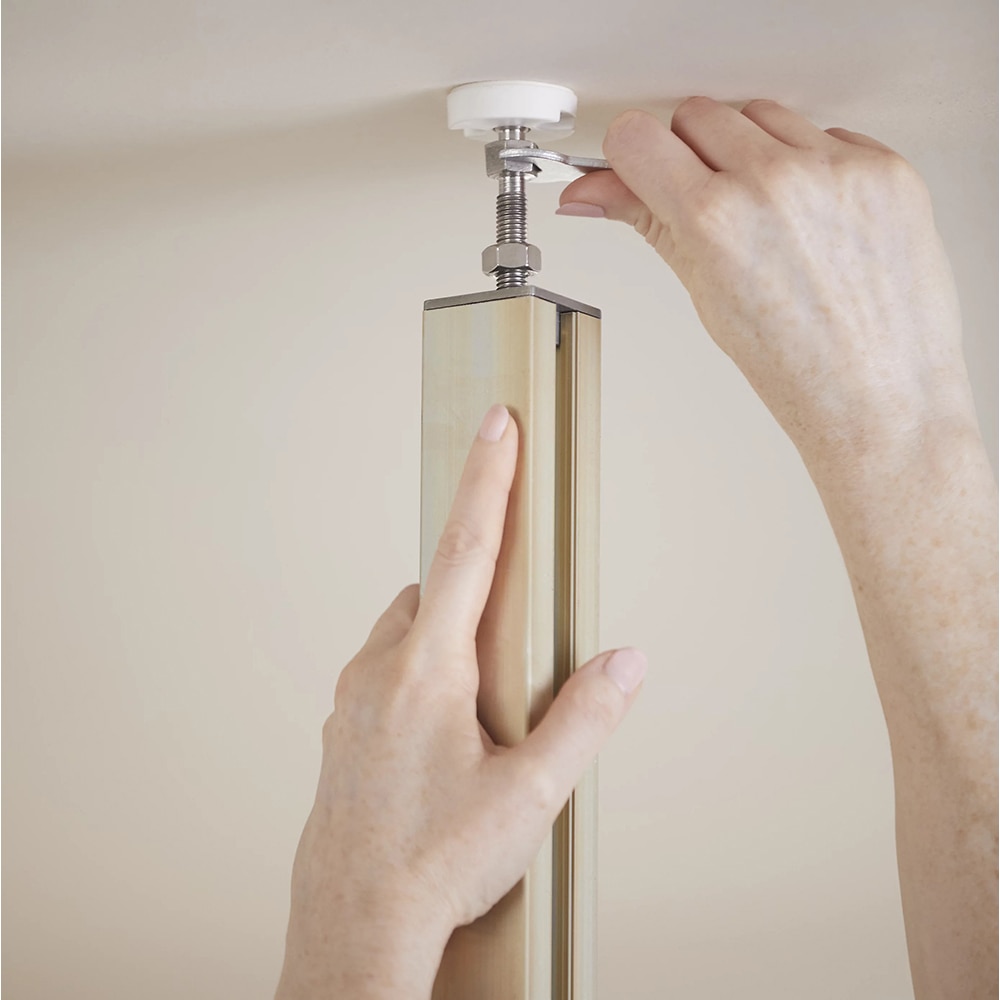 Prelungitor stalp separator camera GOODHOME Alara, 4 x 225 cm, aluminiu, vopsibil