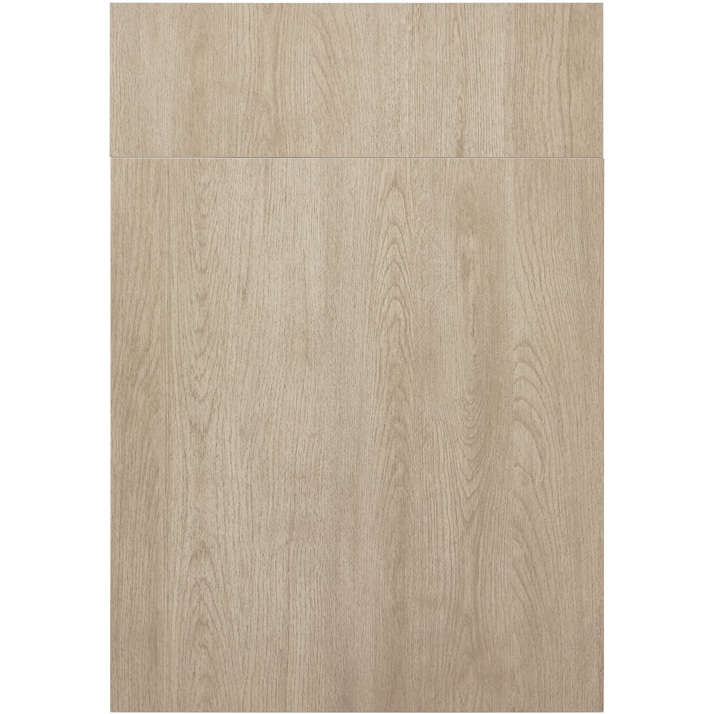 Front usa si sertar GOODHOME Chia, PAL, 49.7 x 71.5 x 1.8 cm, Stejar