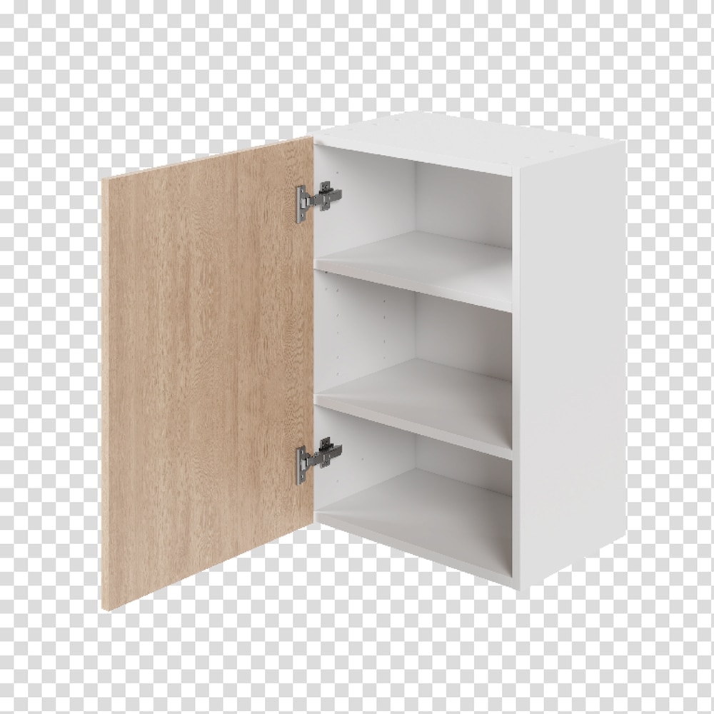 Front usa GOODHOME Chia, PAL, 49.7 x 71.5 x 1.8 cm, stejar mat