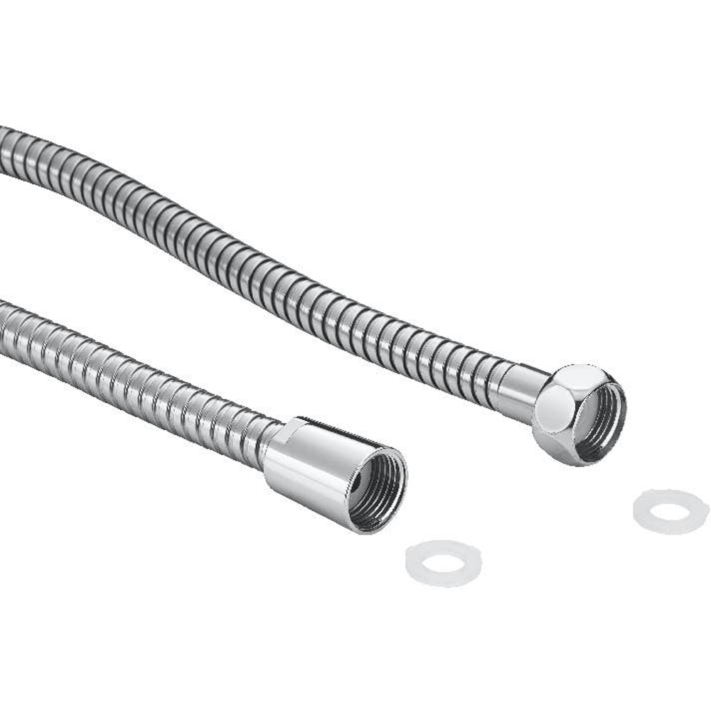 Furtun de dus 100851267, 1.5 m, argintiu