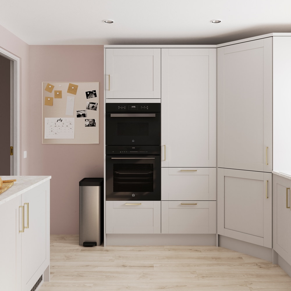 Front usa GOODHOME Alpinia, MDF, 59.7 x 62.6 x 1.8 cm, gri