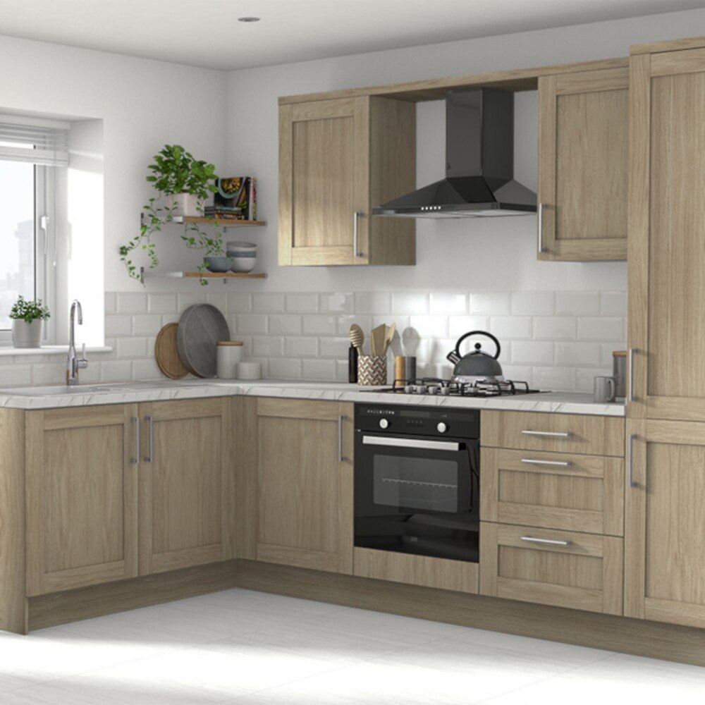 Front usa GOODHOME Alpinia, MDF, 60 x 68.7 cm, maro
