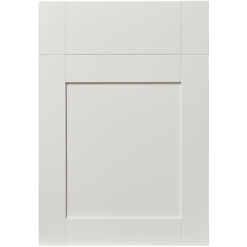 Front usa si sertart GOODHOME Alpinia, MDF, 49.7 x 71.5 x 1.8 cm, Alb