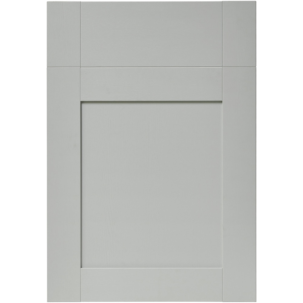 Front usa si sertar GOODHOME Alpinia, MDF, 49.7 x 71.5 x 1.8 cm, Gri