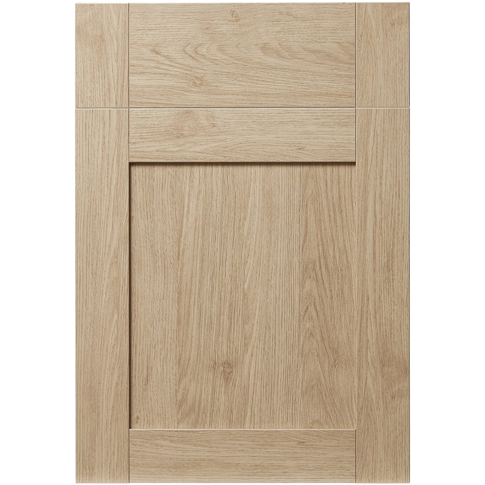 Front usa si sertar GOODHOME Alpinia, MDF, 49.7 x 71.5 x 1.8 cm, Stejar