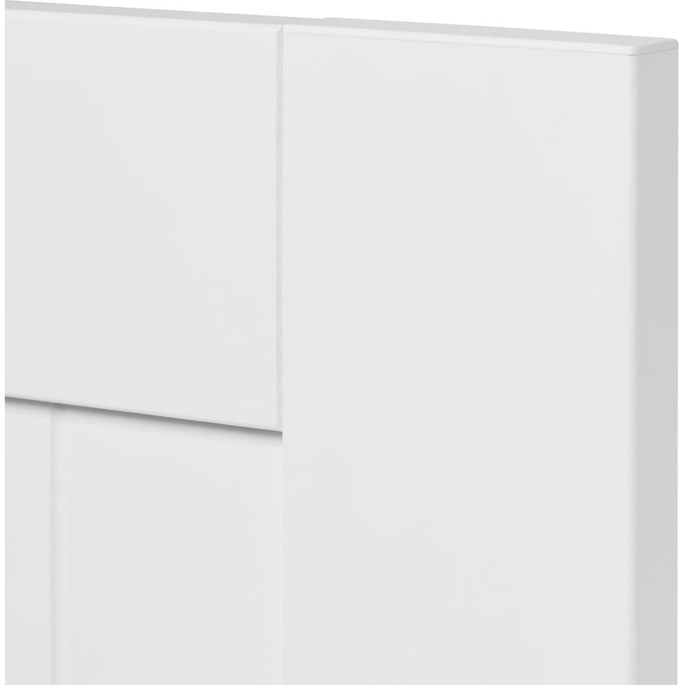 Front usa si sertar GOODHOME Alpinia, MDF, 59.7 x 71.5 x 1.8 cm, Alb