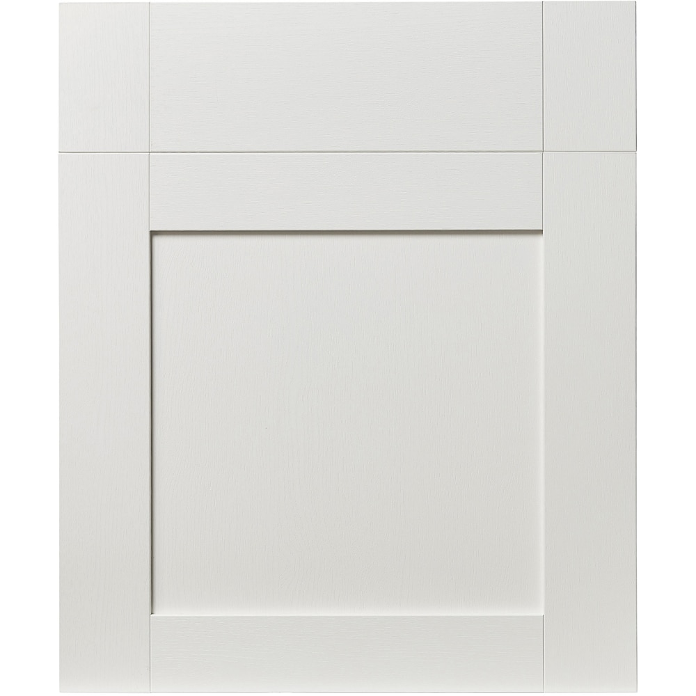 Front usa si sertar GOODHOME Alpinia, MDF, 59.7 x 71.5 x 1.8 cm, Alb