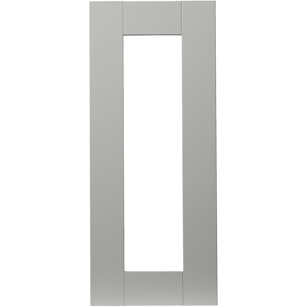 Front usa GOODHOME Alpinia, MDF,Sticla, 29.7 x 71.5 x 1.8 cm, Gri