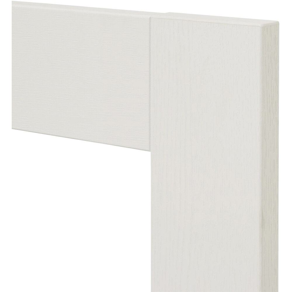 Front usa GOODHOME Alpinia, MDF,Sticla, 49.7 x 71.5 x 1.8 cm, Alb
