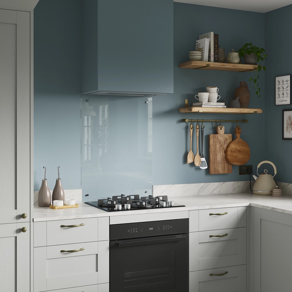 Front usa GOODHOME Alpinia, MDF, 49.7 x 71.5 x 1.8 cm, gri
