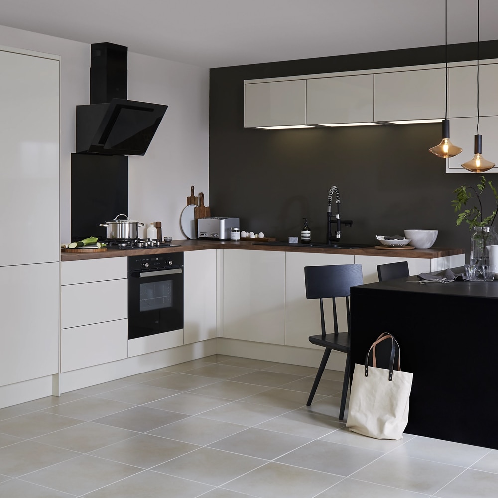 Front usa GOODHOME Stevia, MDF, 49.7 x 35.6 x 1.8 cm, Crem