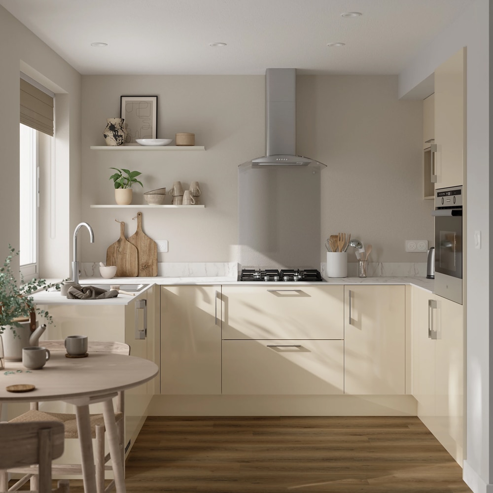 Front usa GOODHOME Stevia, MDF, 49.7 x 35.6 x 1.8 cm, Crem