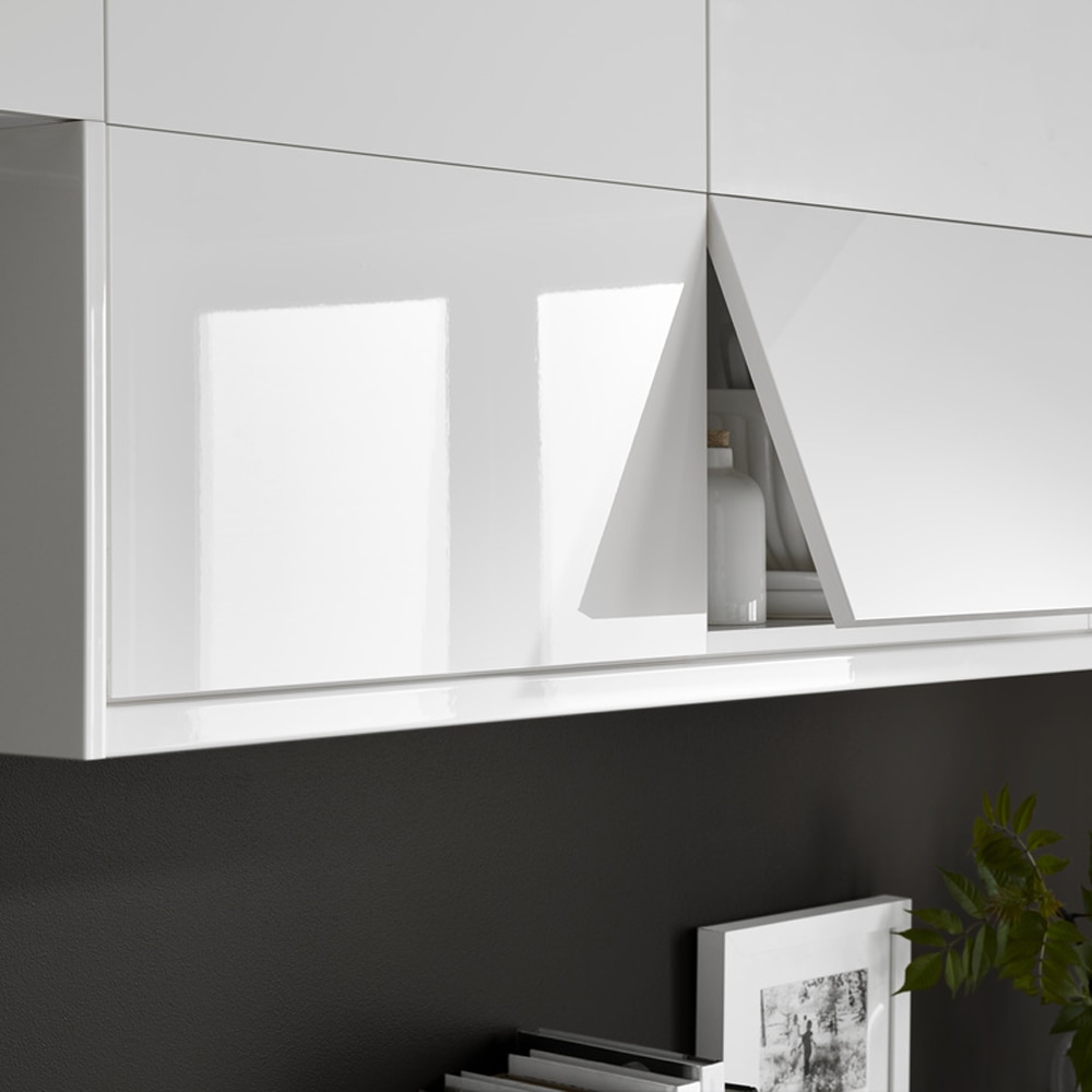 Front usa 3 sertare GOODHOME Stevia, MDF, 59.7 x 71.5 x 1.8 cm, crem