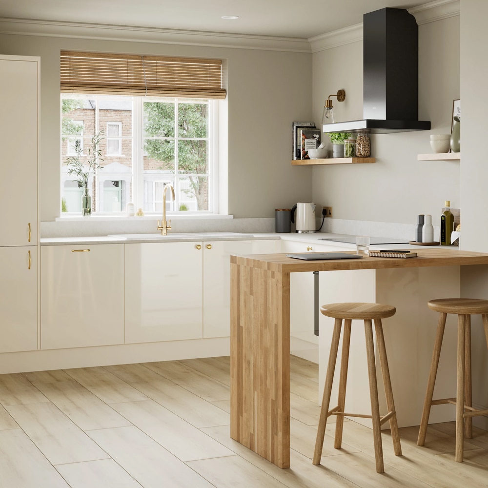 Front usa GOODHOME Stevia, MDF, 39.7 x 71.5 x 1.8 cm, Crem
