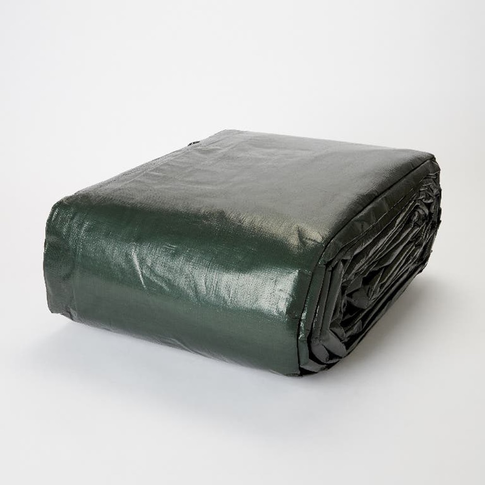 Prelata impermeabila rezistenta UV SITE, 1000 x 1500 cm, 150 mp, polietilena, verde