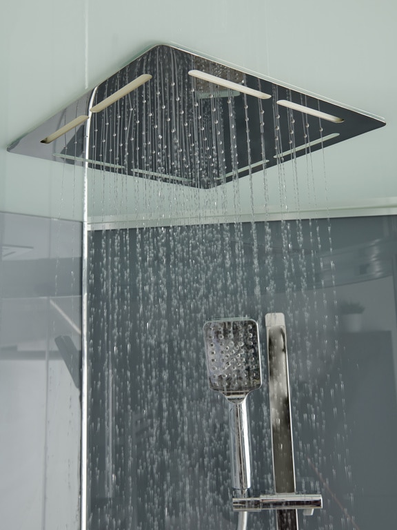 Cabina dus hidromasaj, joasa, semirotunda, 90 x 90 x 220 cm  GoodHome Beloya