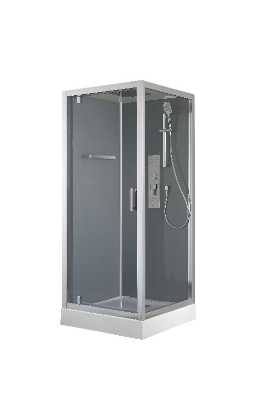 Cabina dus hidromasaj, joasa, patrata, 90 x 90 x 220 cm • GoodHome Beloya