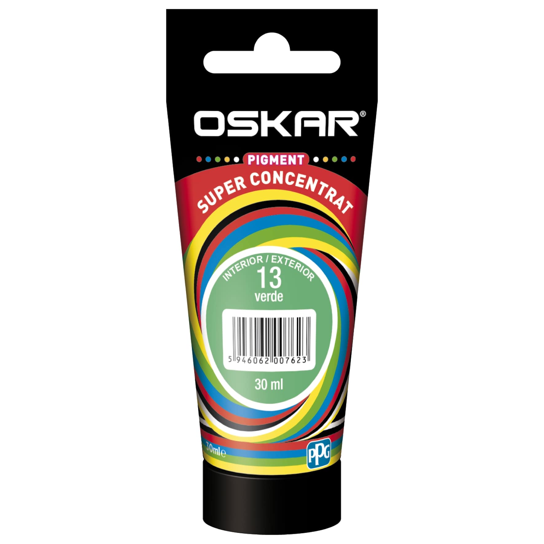 Colorant PPG Oskar 13, culoare verde, 30 ml 